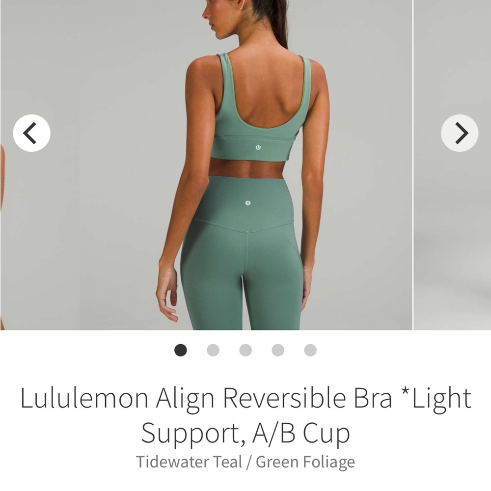 NWT Lululemon Align Reversible A/B Bra 🍋🏝️☀️